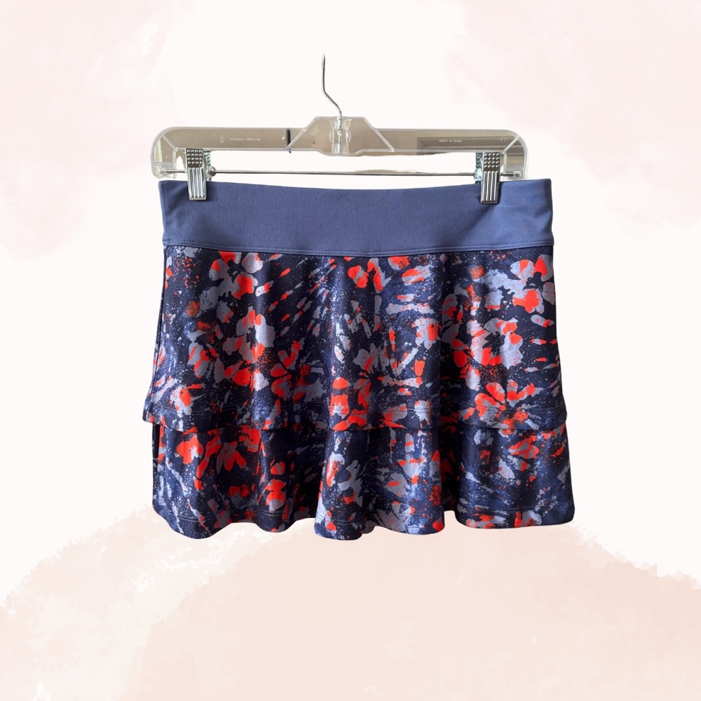 Floral Athletic Skirt